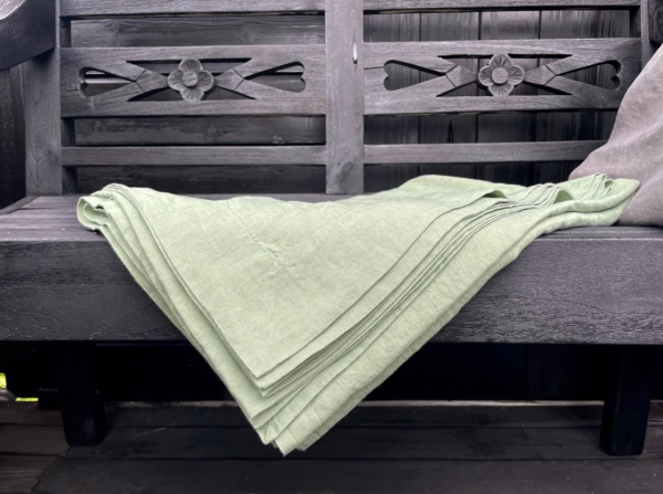 The Linen Company Plaid Classic mit 6cm Saum